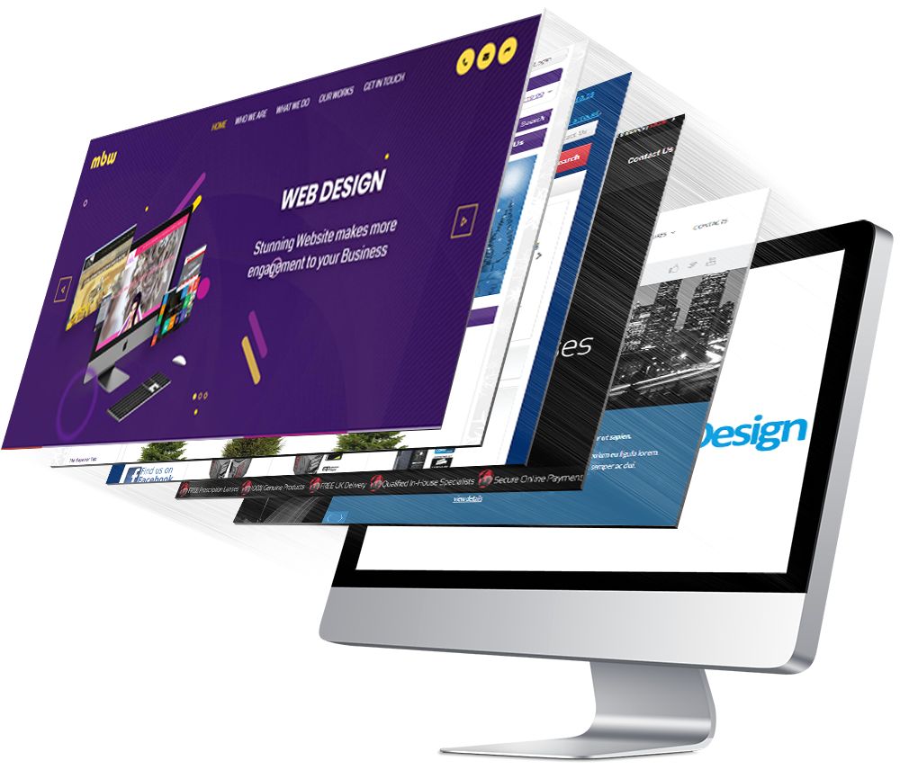 Dynamic website CMS dashboard
